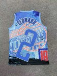 NBA 2 Leonard Clippers Hip hop basketball Maillot imprimé